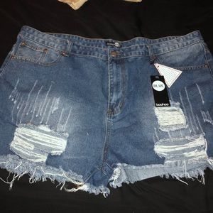 Boohoo denim shorts